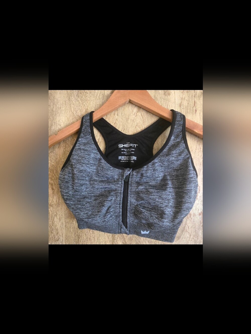 SHEFIT Front Zip Sports Bra